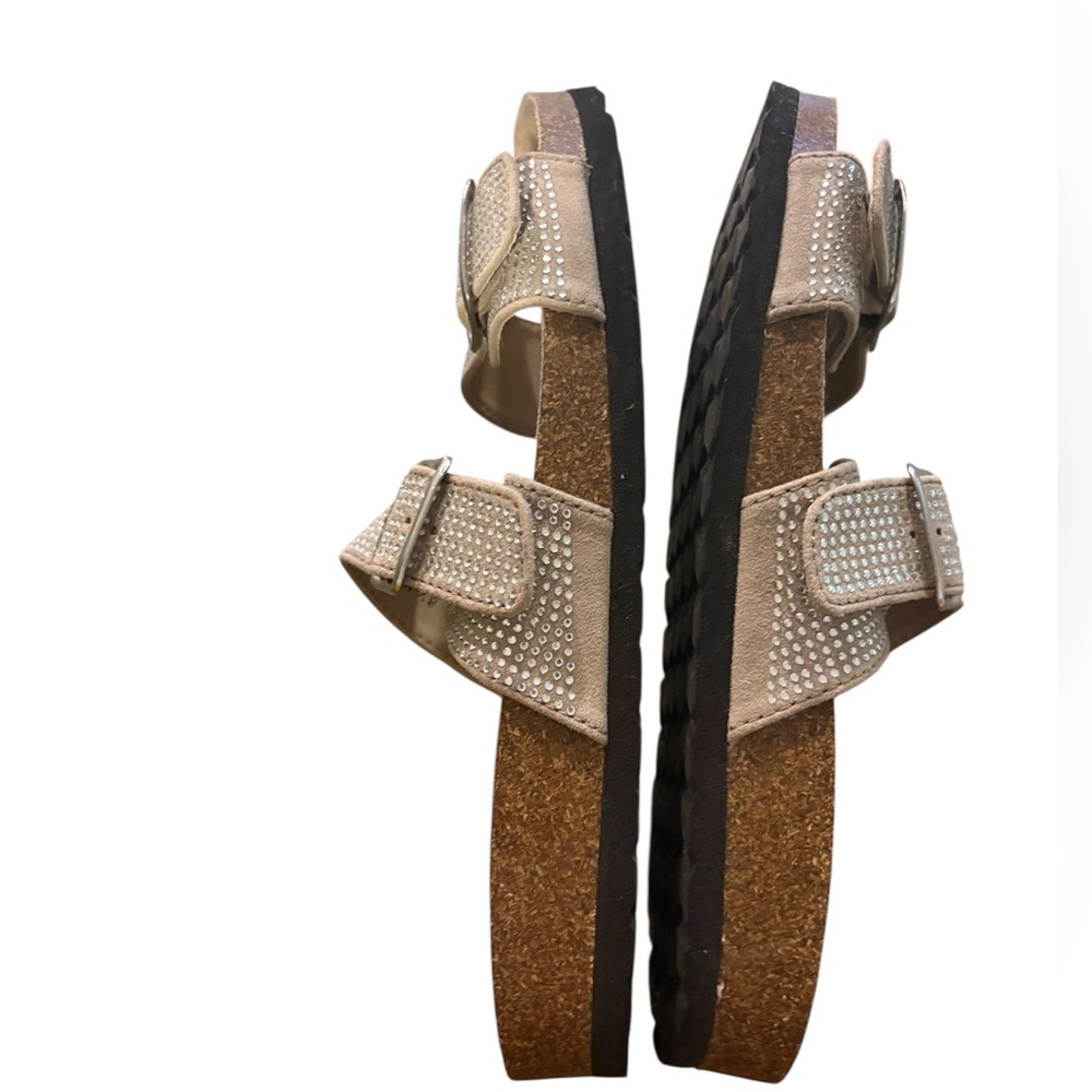 WHITE MOUNTAIN Cliffs Gloris 8.5 contoured cork footbed slide sandals. Like new - Picture 7 of 7